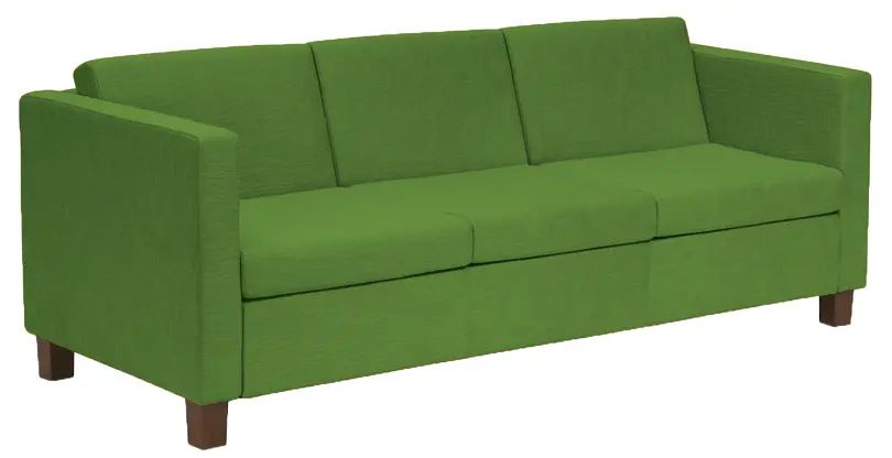 BOGA - 3 sedací souprava, látka BONDAI BN13 (7048) - látka trávově zelená